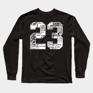 23 number abstract Long Sleeve T-Shirt